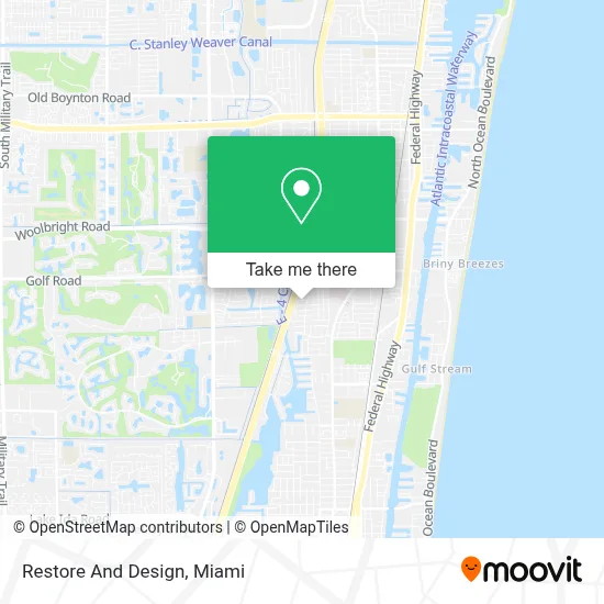 Restore And Design map