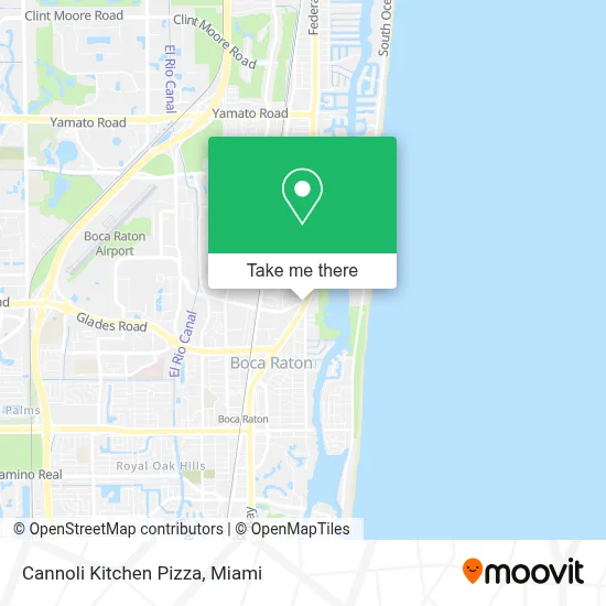 Cannoli Kitchen Pizza map