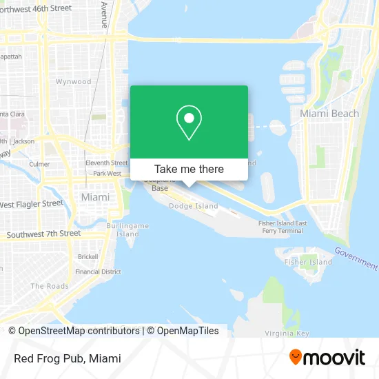 Red Frog Pub map