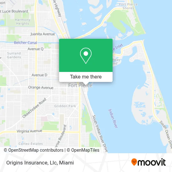 Origins Insurance, Llc map