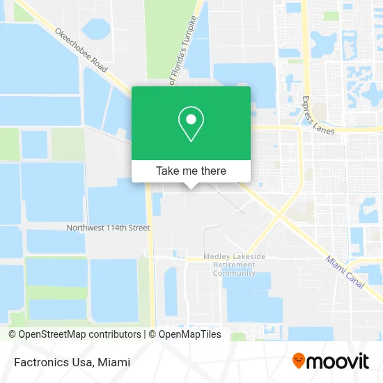 Factronics Usa map