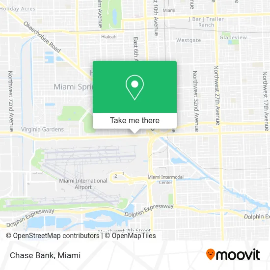 Chase Bank map