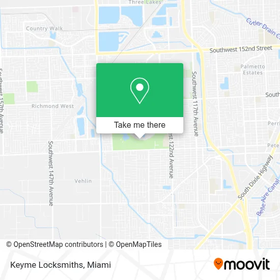 Keyme Locksmiths map