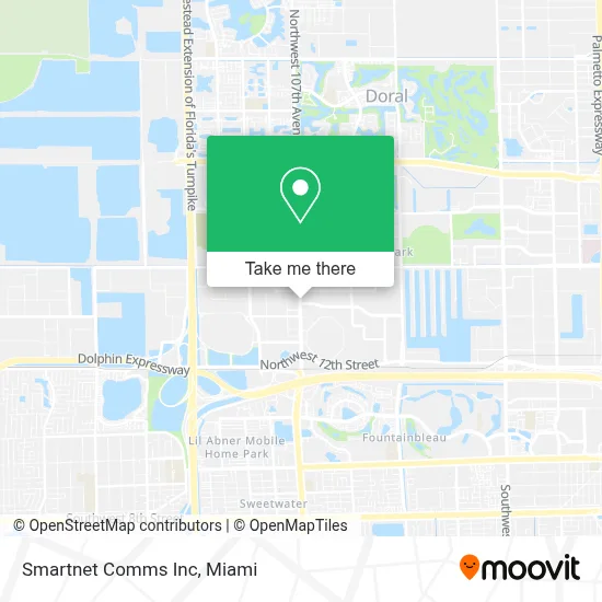 Smartnet Comms Inc map