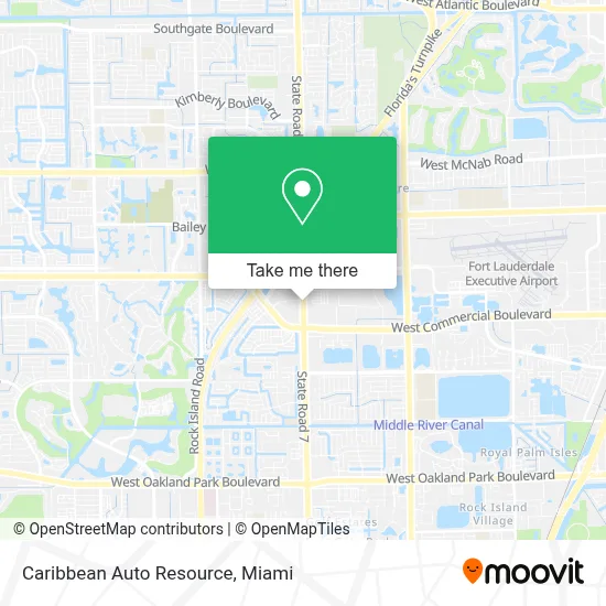 Caribbean Auto Resource map