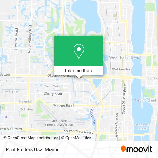 Rent Finders Usa map