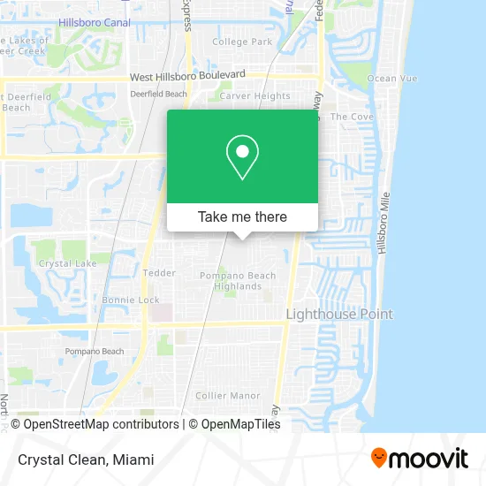 Crystal Clean map