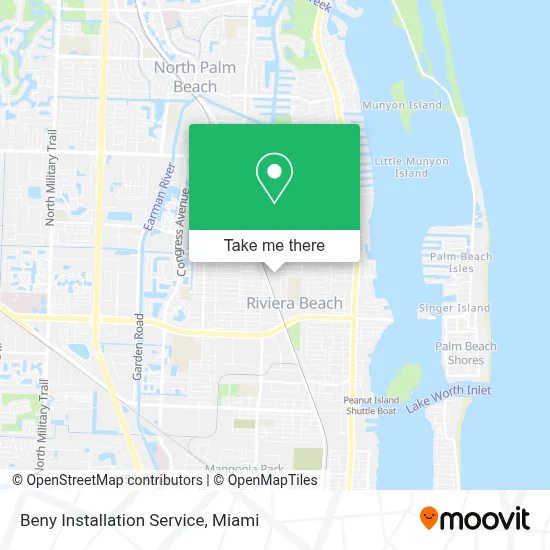 Beny Installation Service map