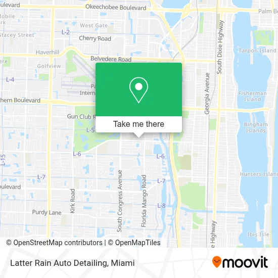 Latter Rain Auto Detailing map