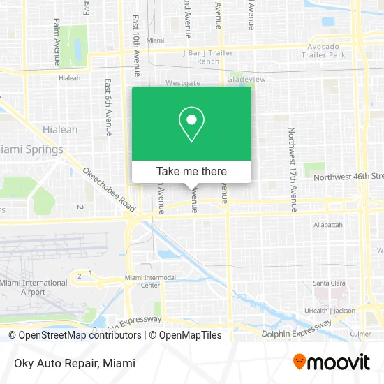 Oky Auto Repair map