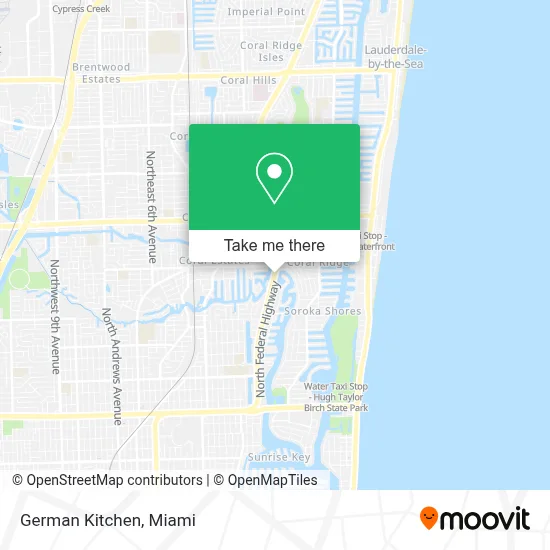 German Kitchen map