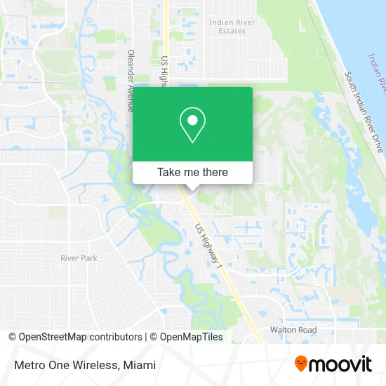 Metro One Wireless map