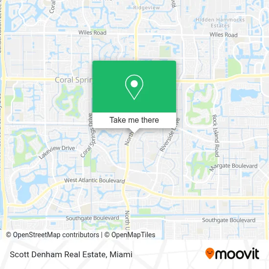 Scott Denham Real Estate map