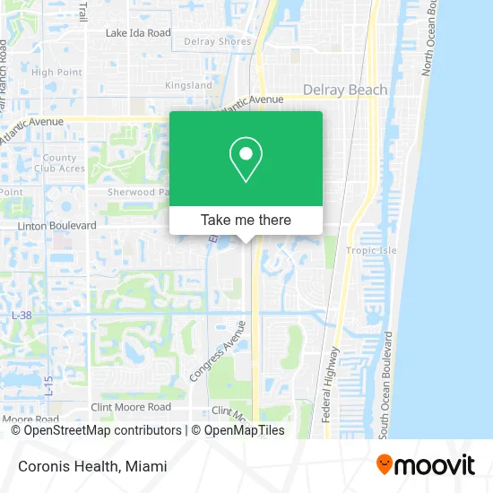 Coronis Health map