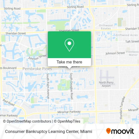 Consumer Bankruptcy Learning Center map
