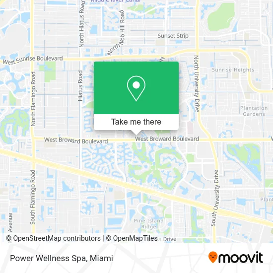 Power Wellness Spa map