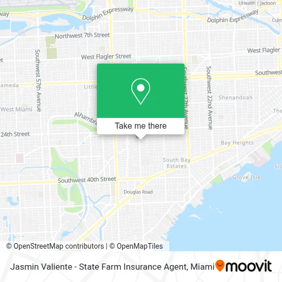 Jasmin Valiente - State Farm Insurance Agent map