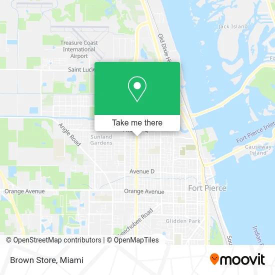 Brown Store map