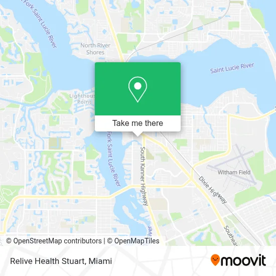 Relive Health Stuart map