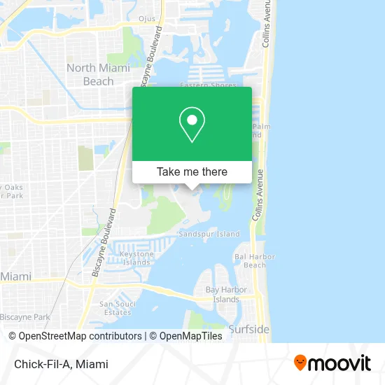 Chick-Fil-A map