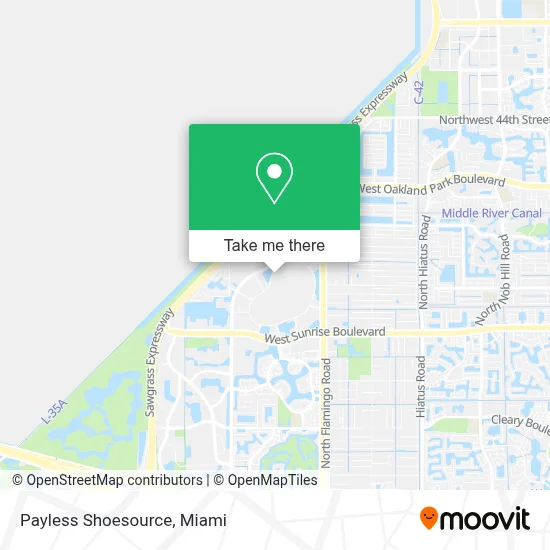 Payless Shoesource map