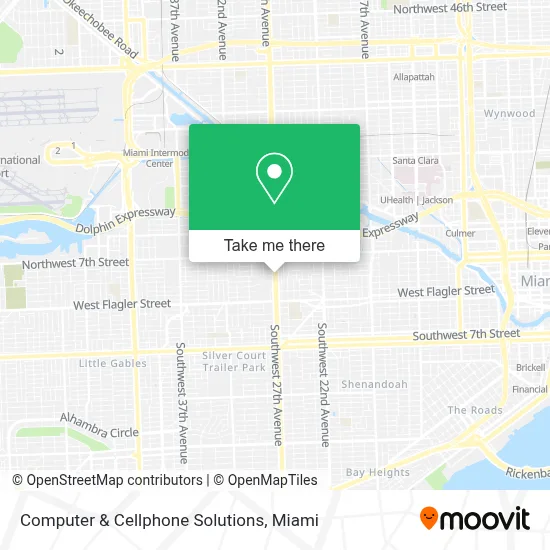 Computer & Cellphone Solutions map