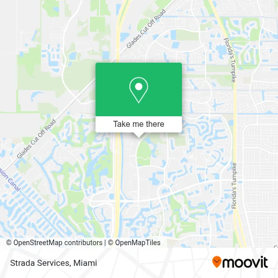 Strada Services map