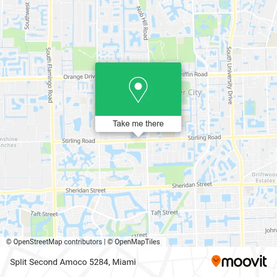Split Second Amoco 5284 map