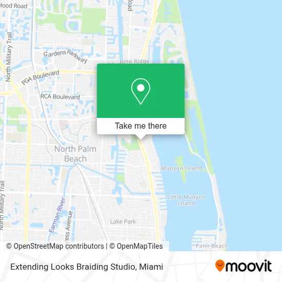 Extending Looks Braiding Studio map
