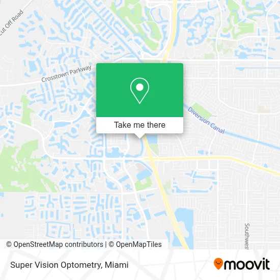 Super Vision Optometry map