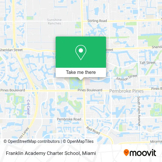 Franklin Academy Charter School map