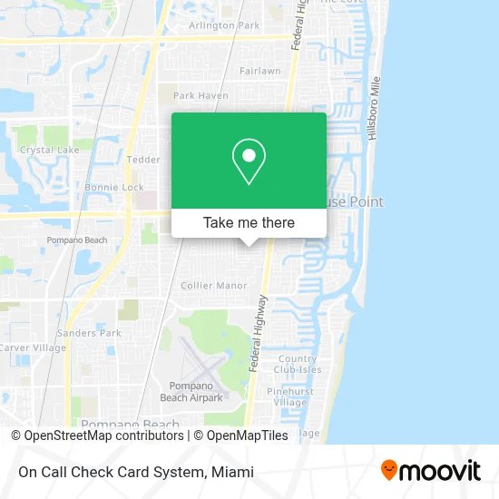 On Call Check Card System map