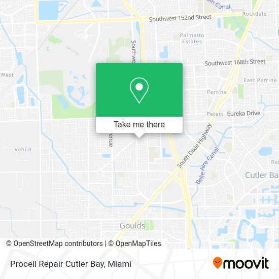 Procell Repair Cutler Bay map