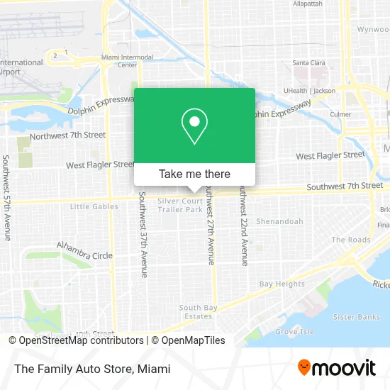 The Family Auto Store map
