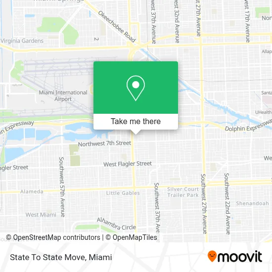 State To State Move map
