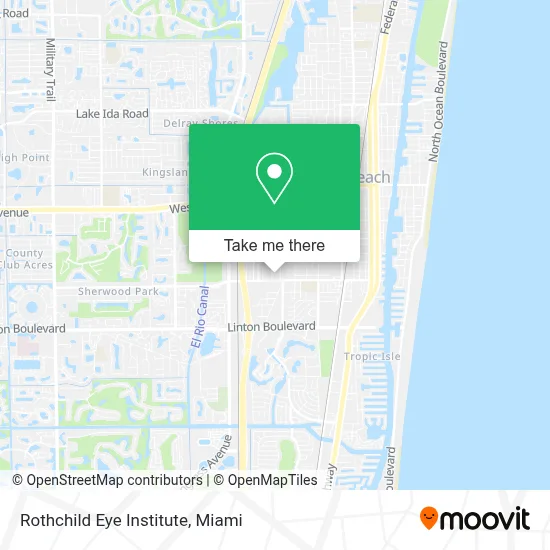 Rothchild Eye Institute map
