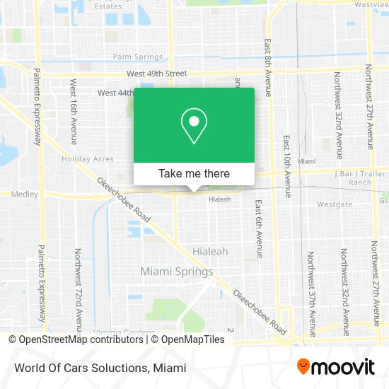 World Of Cars Soluctions map