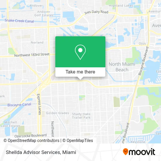 Mapa de Shellda Advisor Services