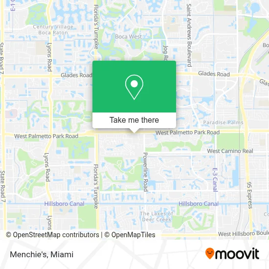 Menchie's map