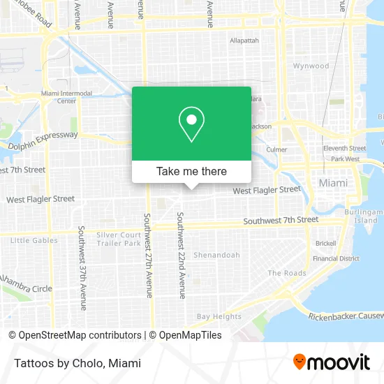 Tattoos by Cholo map