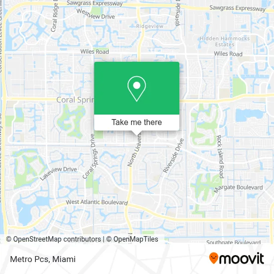 Metro Pcs map