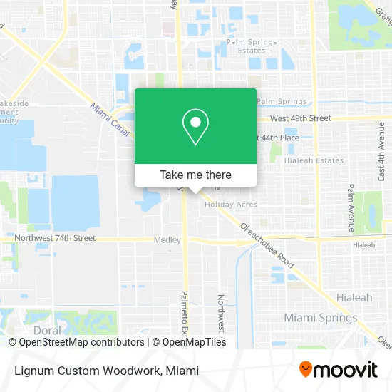 Lignum Custom Woodwork map
