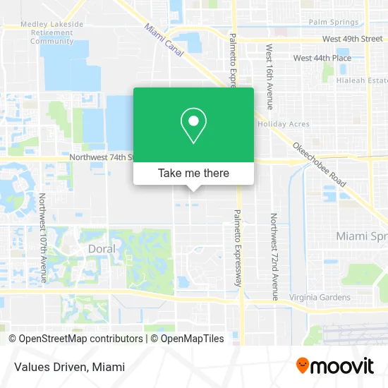Values Driven map