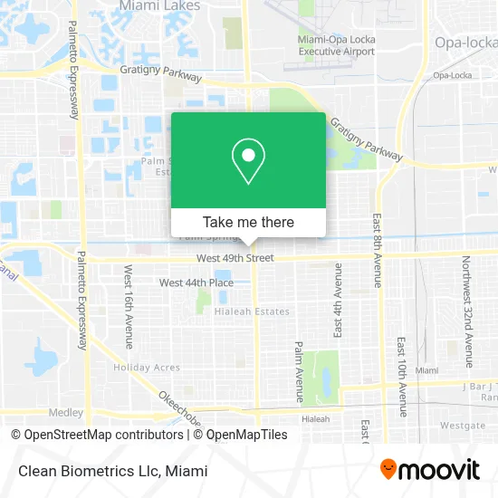 Clean Biometrics Llc map