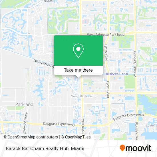 Barack Bar Chaim Realty Hub map