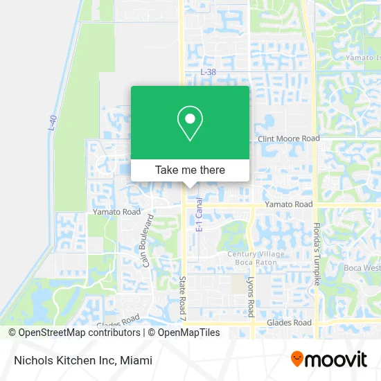 Nichols Kitchen Inc map