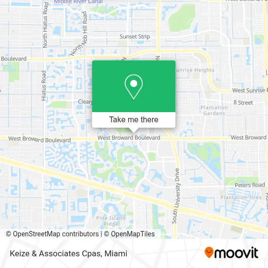 Keize & Associates Cpas map
