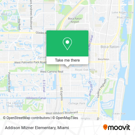 Addison Mizner Elementary map