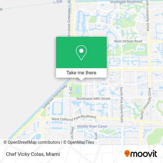Chef Vicky Colas map