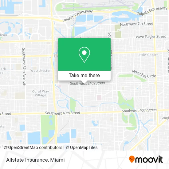 Allstate Insurance map